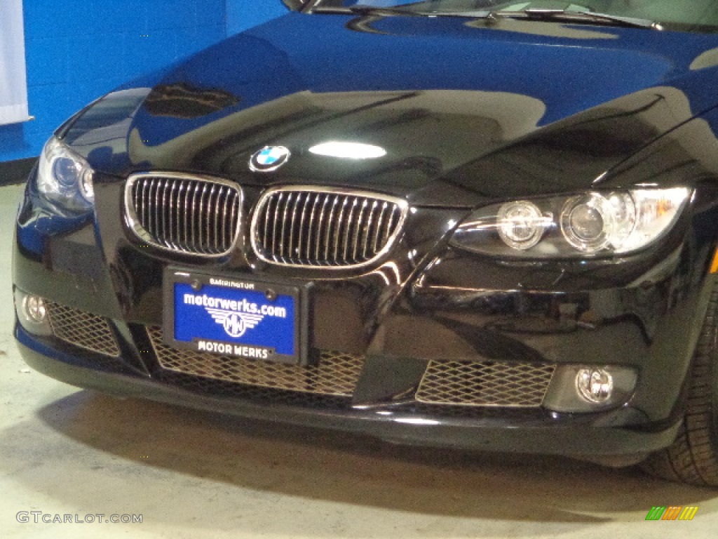 2010 3 Series 335i Convertible - Jet Black / Black Dakota Leather photo #4