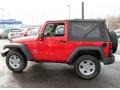 Flame Red - Wrangler X 4x4 Photo No. 11