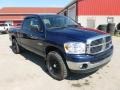 2008 Patriot Blue Pearl Dodge Ram 1500 Big Horn Edition Quad Cab 4x4  photo #7
