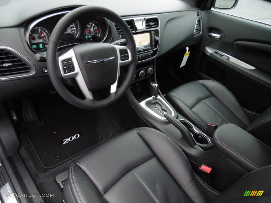 2013 Chrysler 200 Limited Hard Top Convertible Interior Color Photos