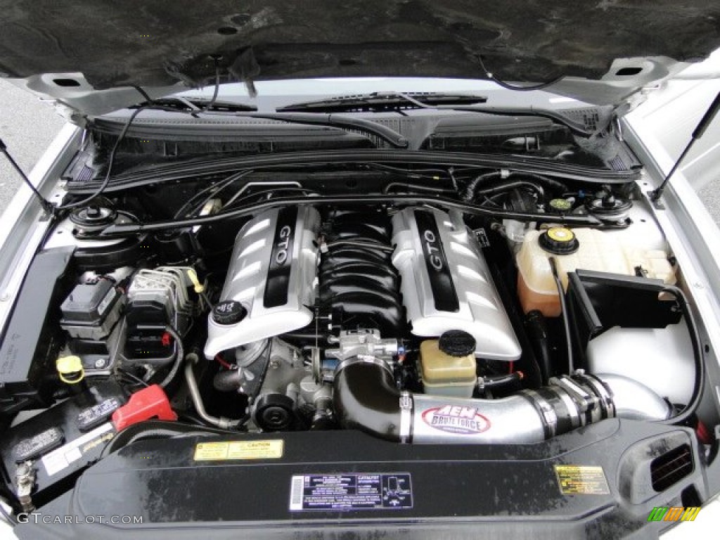 2004 GTO Coupe - Quicksilver Metallic / Black photo #18