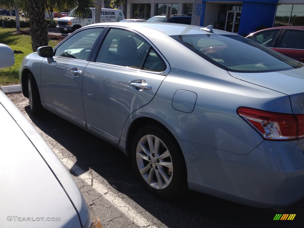 2010 ES 350 - Cerulean Blue Metallic / Light Gray photo #3