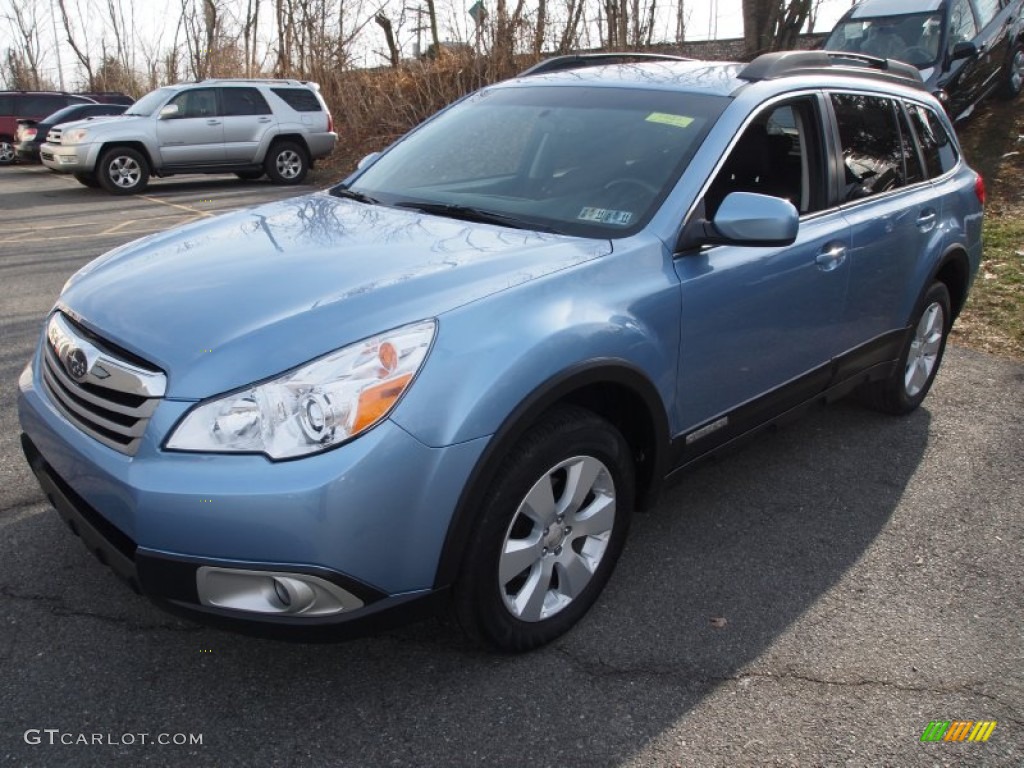 Sky Blue Metallic 2011 Subaru Outback 2.5i Premium Wagon Exterior Photo #75398079