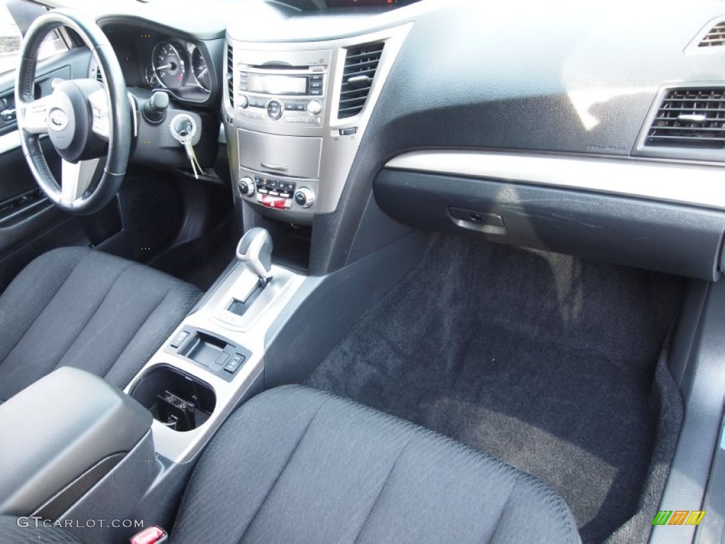 2011 Subaru Outback 2.5i Premium Wagon Off Black Dashboard Photo #75398358