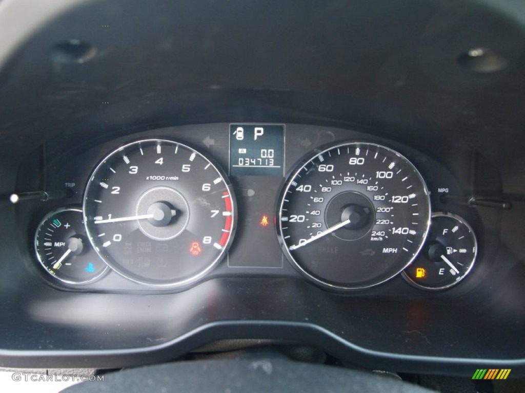 2011 Subaru Outback 2.5i Premium Wagon Gauges Photo #75398557