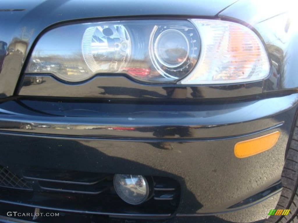 2002 3 Series 325i Convertible - Jet Black / Black photo #27