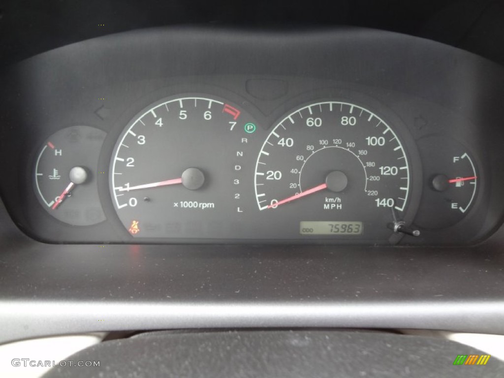 2003 Elantra GLS Sedan - Ocean Blue / Beige photo #20