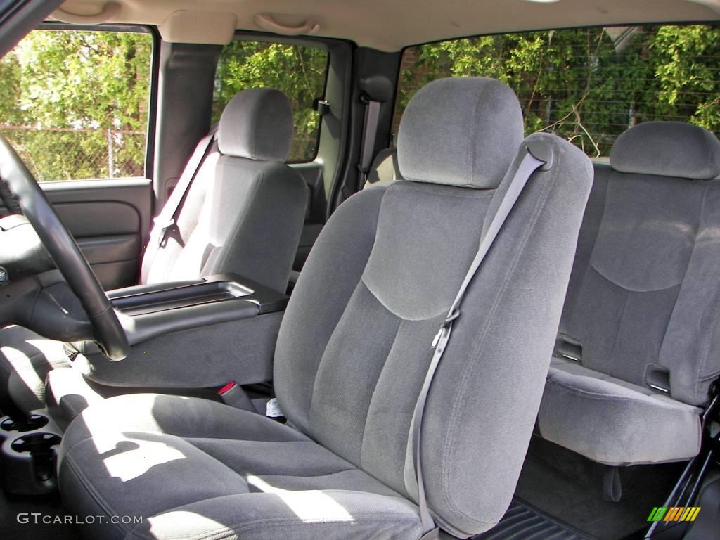 2005 Sierra 1500 SLE Extended Cab 4x4 - Onyx Black / Pewter photo #12