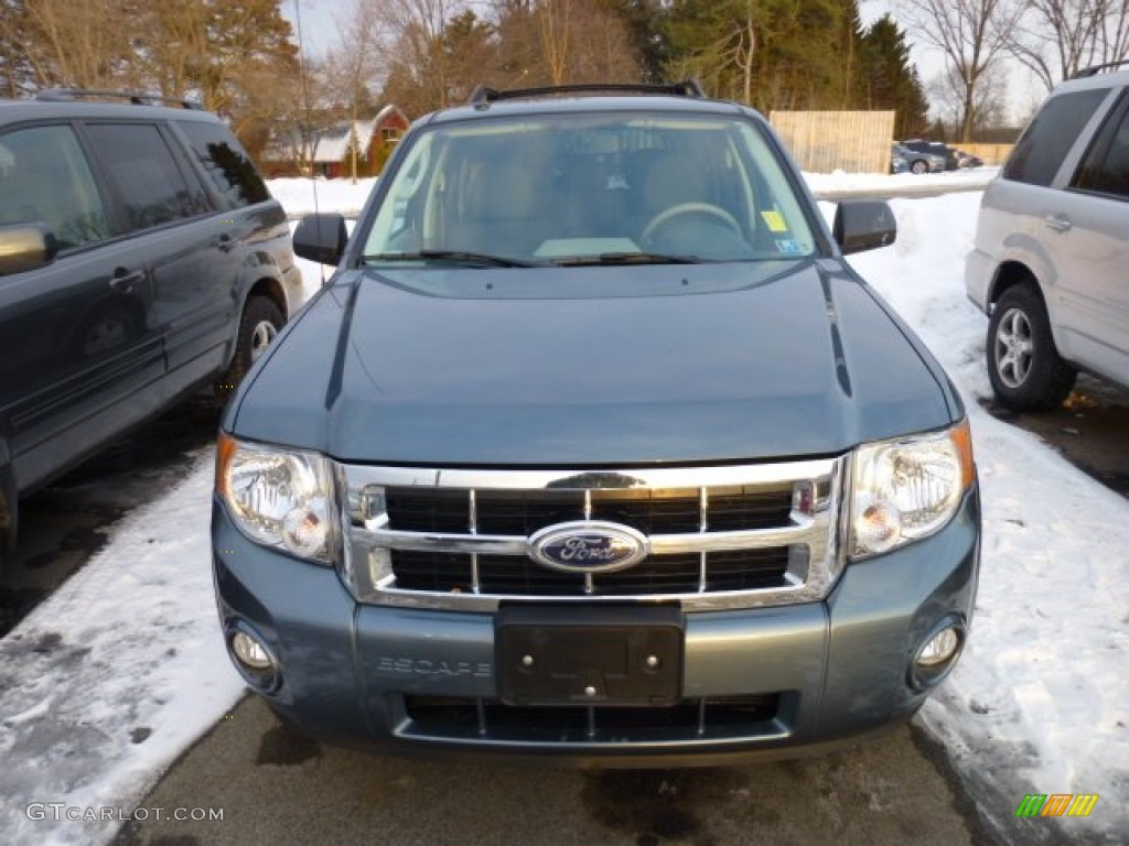 2010 Escape XLT - Steel Blue Metallic / Stone photo #2