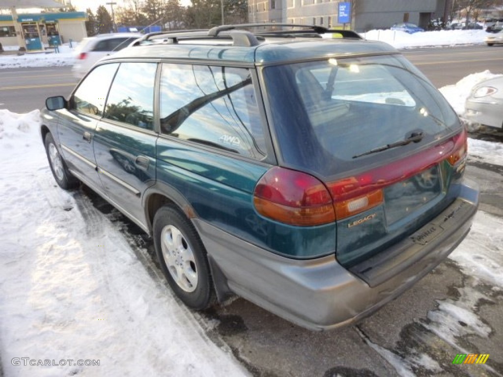 1999 Legacy Outback Wagon - Spruce Green Pearl / Gray photo #3