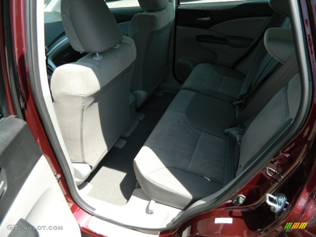 2013 CR-V LX - Basque Red Pearl II / Gray photo #11