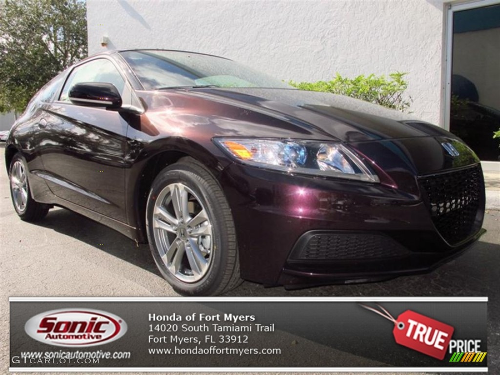 2013 CR-Z Sport Hybrid - Passion Berry Pearl / Black photo #1