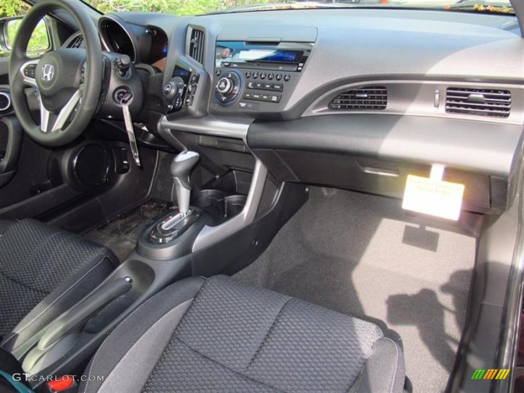 2013 Honda CR-Z Sport Hybrid Black Dashboard Photo #75400994