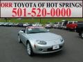 Sunlight Silver Metallic 2006 Mazda MX-5 Miata Roadster