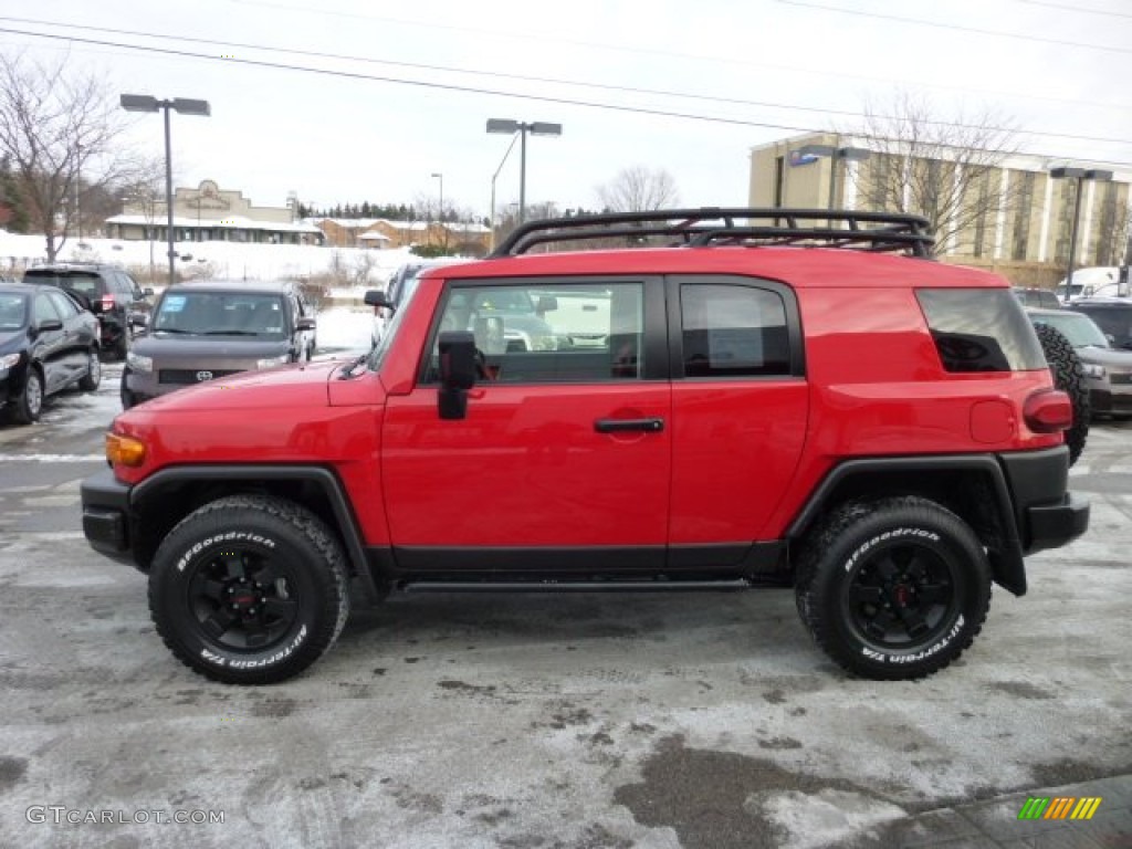 2012 FJ Cruiser Trail Teams Special Edition 4WD - Radiant Red / Dark Charcoal/Red photo #4