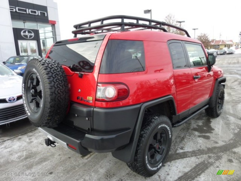 2012 FJ Cruiser Trail Teams Special Edition 4WD - Radiant Red / Dark Charcoal/Red photo #7