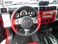 Dark Charcoal/Red Steering Wheel Photo for 2012 Toyota FJ Cruiser #75401827
