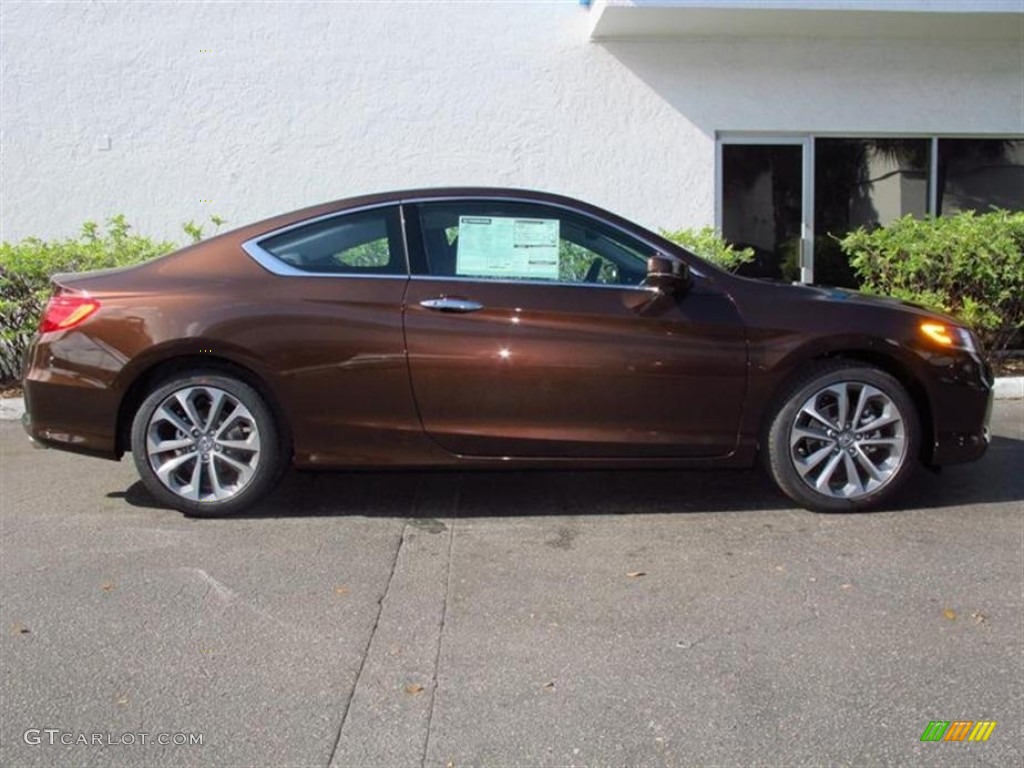 Tiger Eye Pearl 2013 Honda Accord EX-L V6 Coupe Exterior Photo #75402720