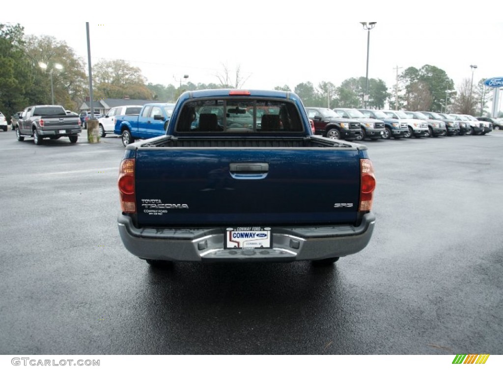 2005 Tacoma Access Cab - Indigo Ink Blue Pearl / Taupe photo #6