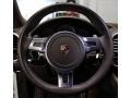 Umber Brown 2011 Porsche Cayenne Turbo Steering Wheel