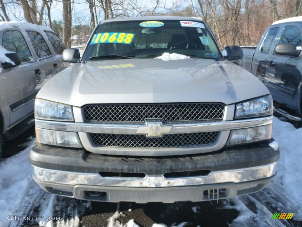 2004 Silverado 1500 Z71 Extended Cab 4x4 - Silver Birch Metallic / Dark Charcoal photo #6