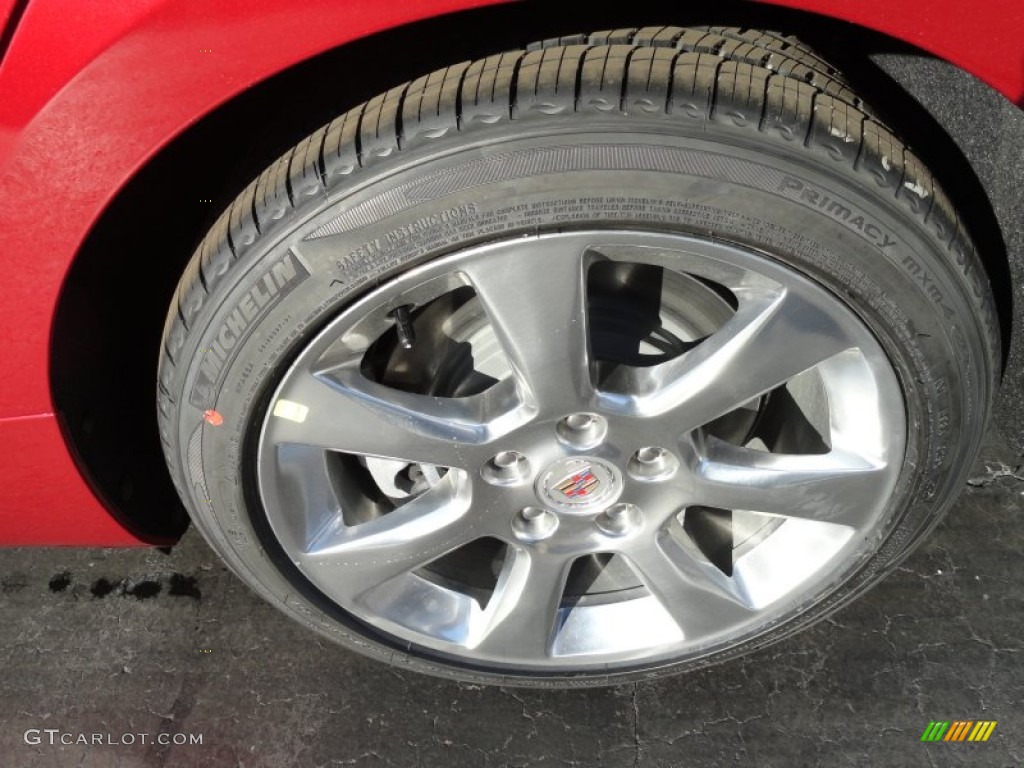 2013 ATS 2.0L Turbo Luxury AWD - Crystal Red Tintcoat / Jet Black/Jet Black Accents photo #8
