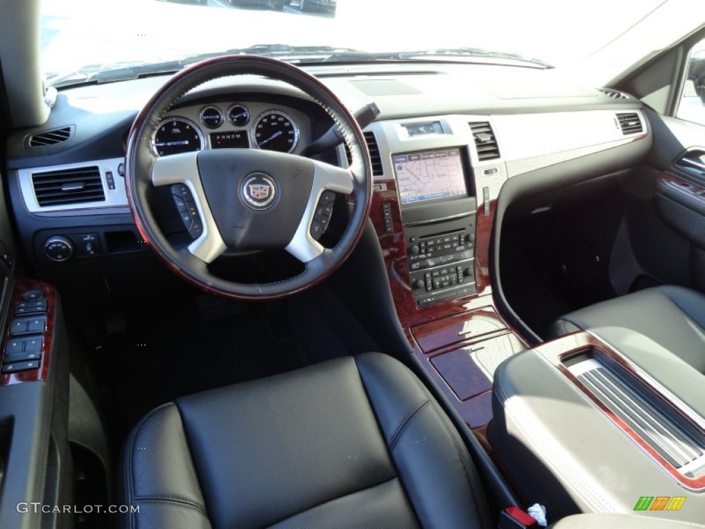 Ebony Interior 2013 Cadillac Escalade Premium AWD Photo #75405133