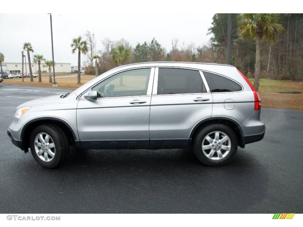 2008 CR-V EX-L - Whistler Silver Metallic / Gray photo #8