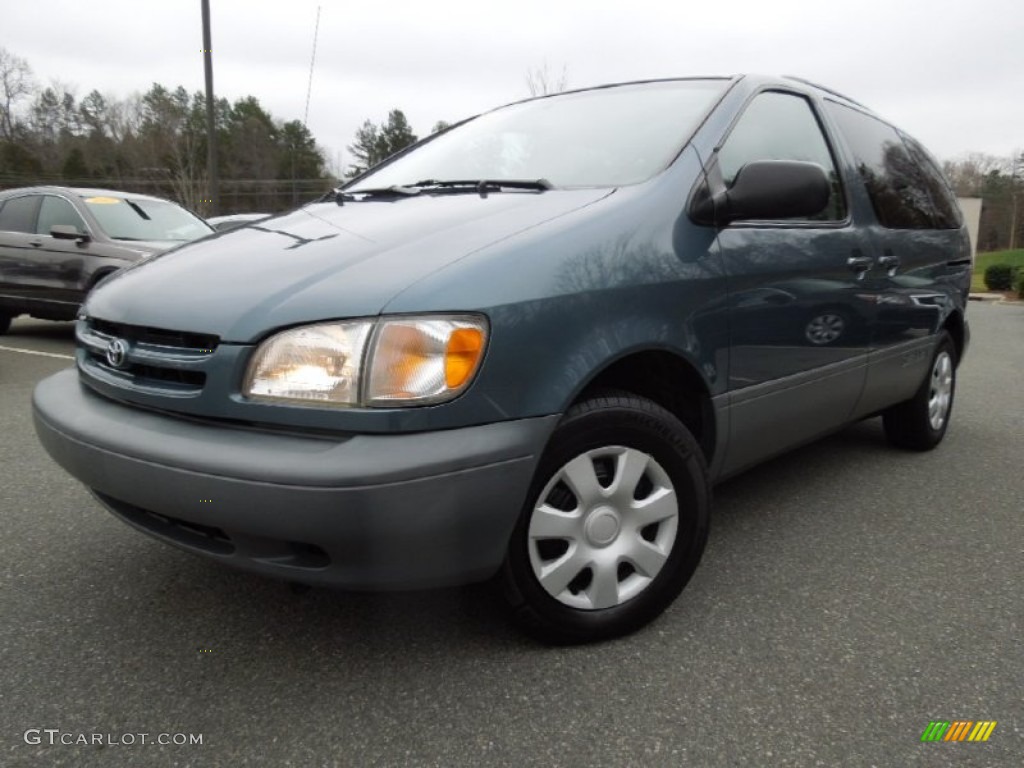 2000 Sienna LE - Sailfin Blue Metallic / Gray photo #1