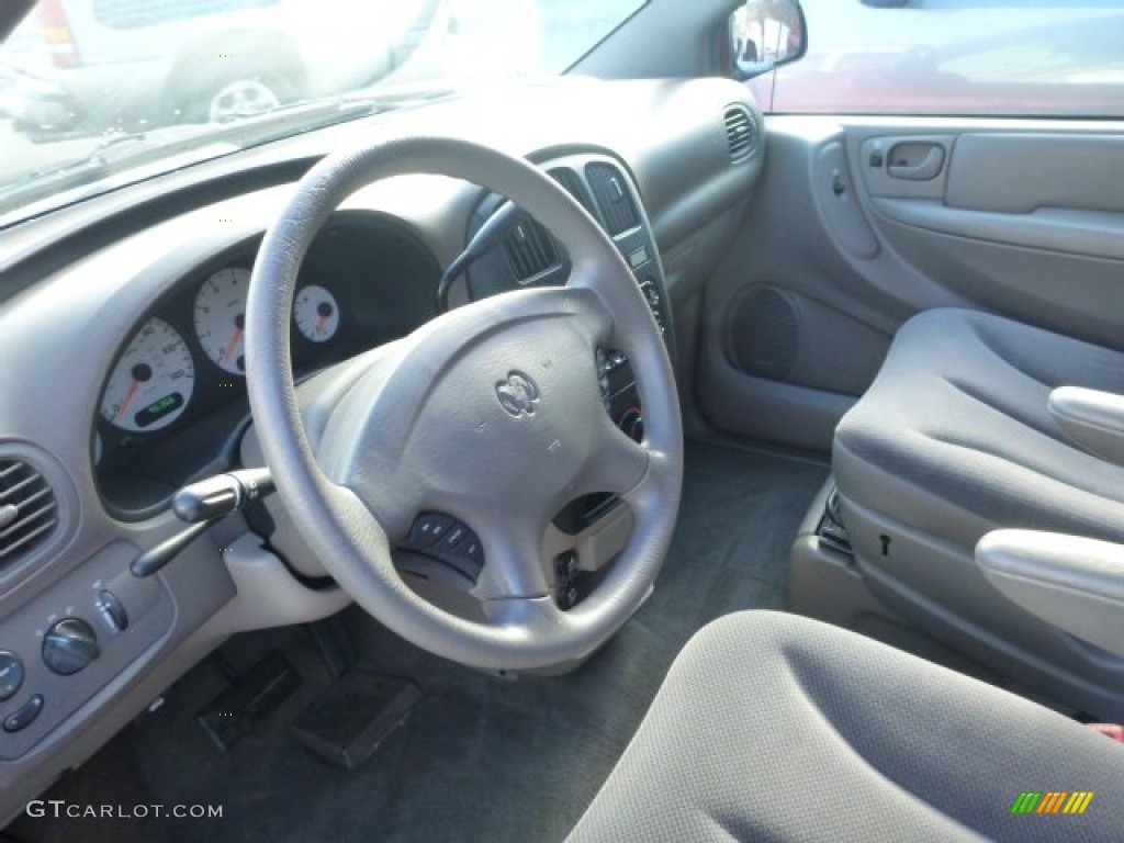 Taupe Interior 2001 Dodge Grand Caravan SE Photo #75406590