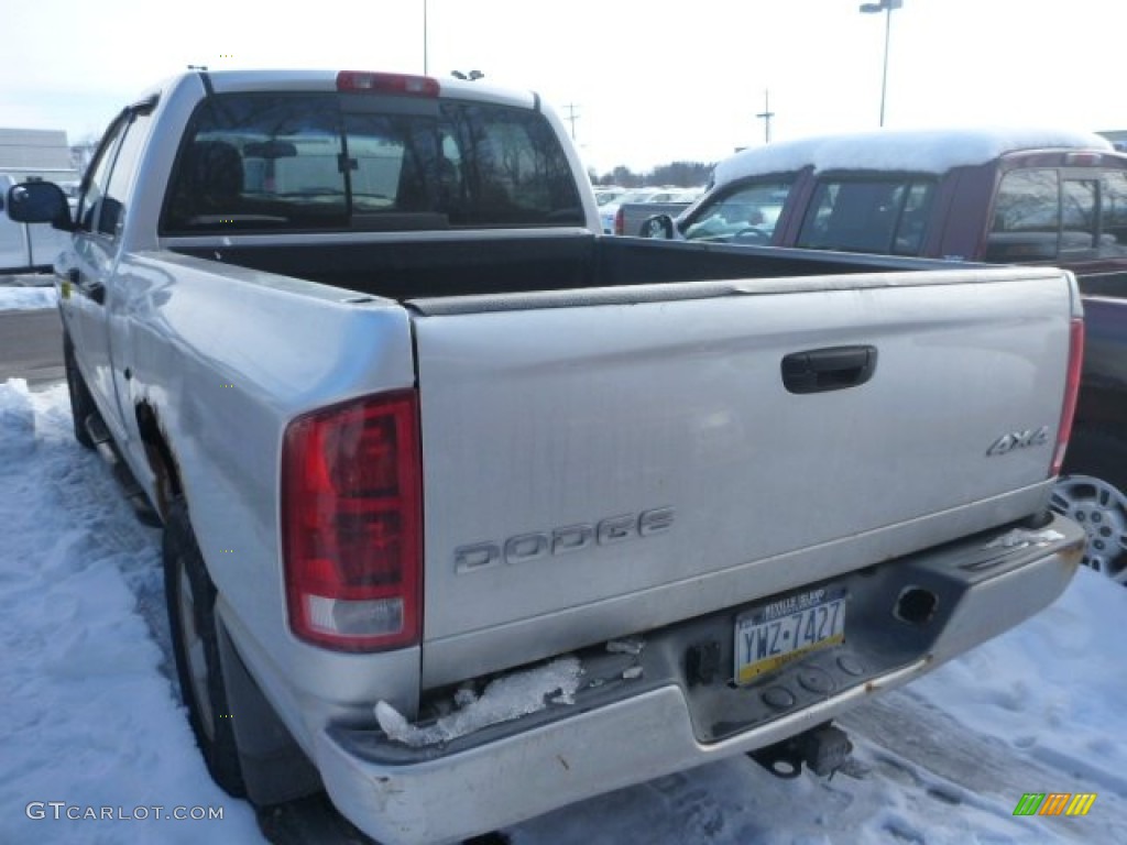 2002 Ram 1500 Sport Quad Cab 4x4 - Bright Silver Metallic / Dark Slate Gray photo #3