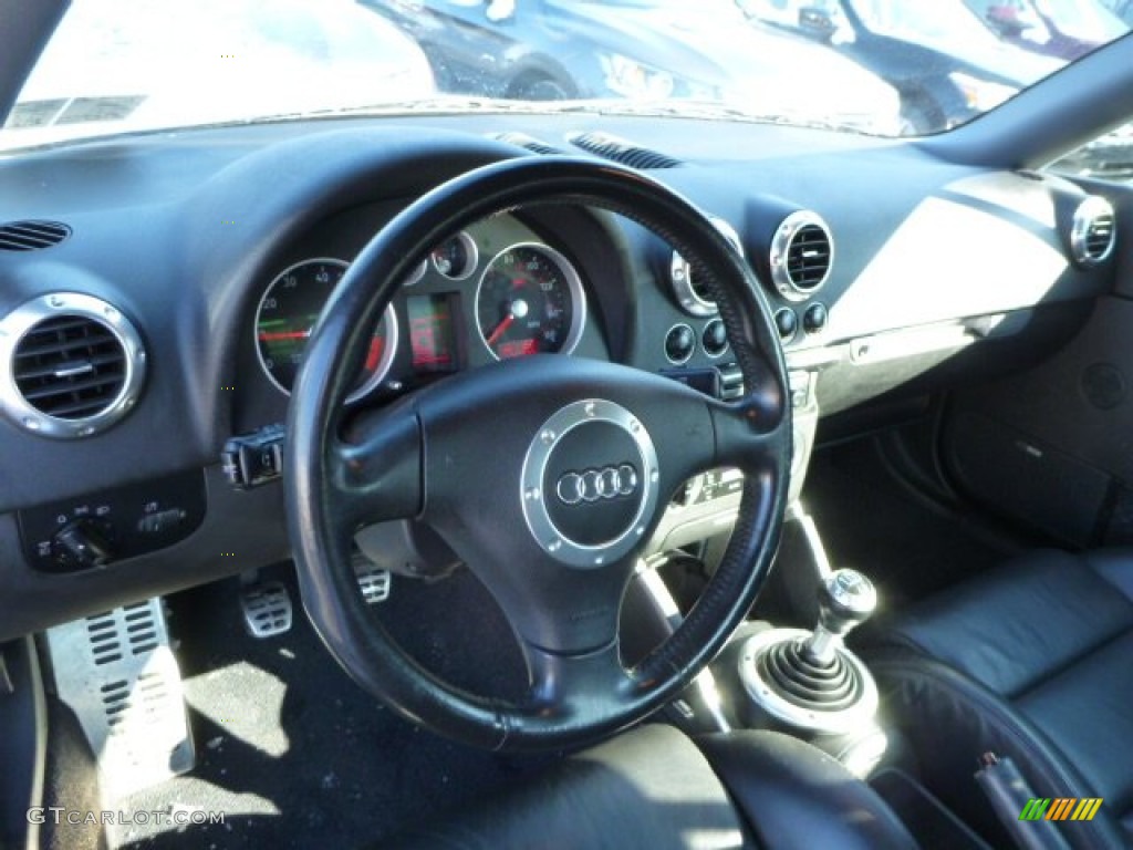 2002 Audi TT 1.8T Coupe Ebony Dashboard Photo #75407874