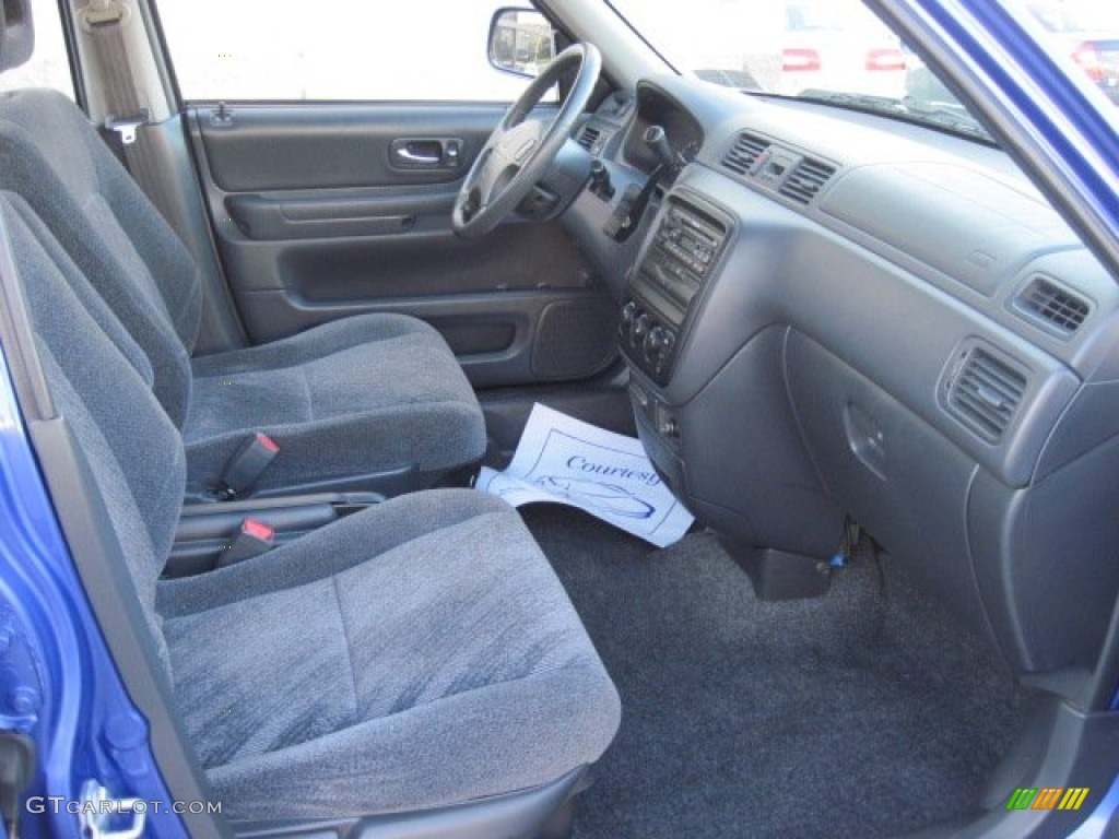 2001 CR-V EX 4WD - Electron Blue Metallic / Dark Gray photo #5