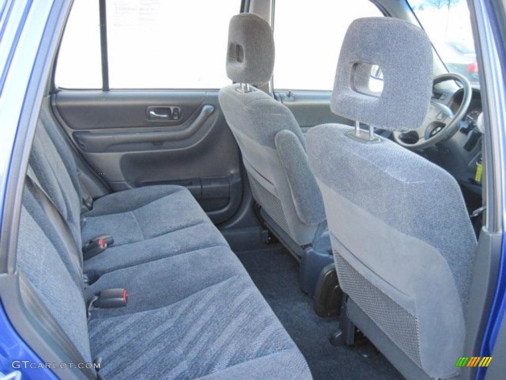2001 CR-V EX 4WD - Electron Blue Metallic / Dark Gray photo #6