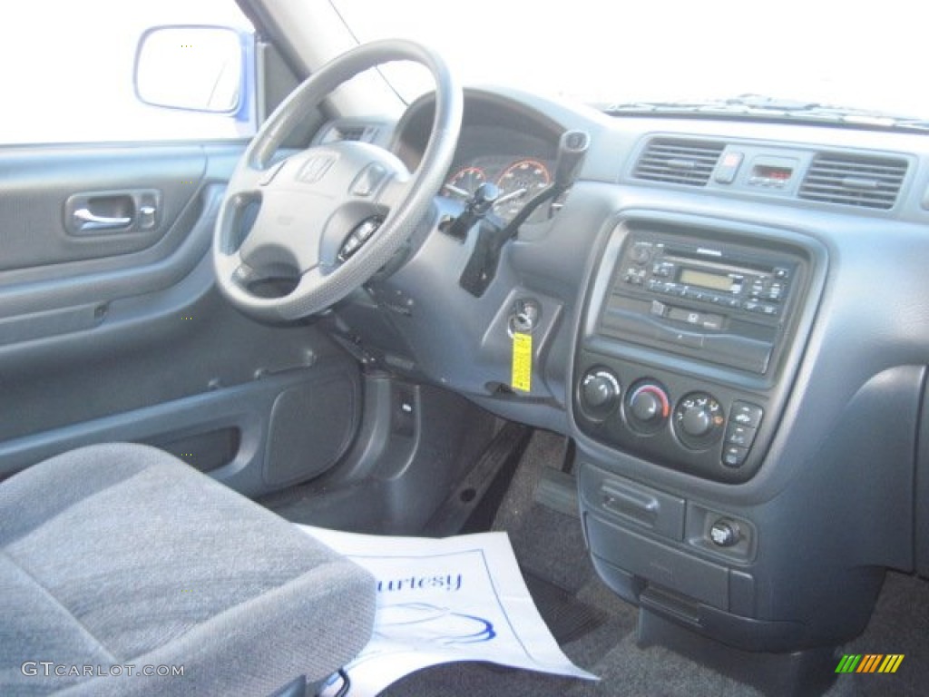 2001 CR-V EX 4WD - Electron Blue Metallic / Dark Gray photo #7