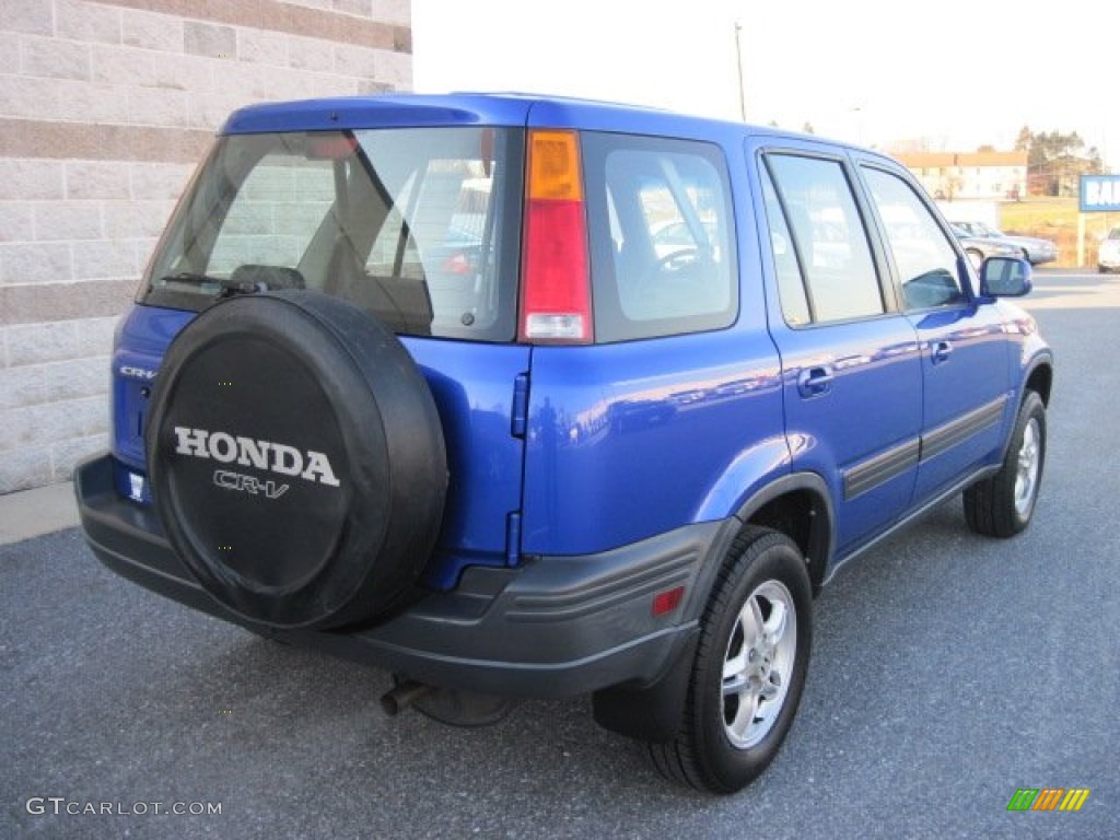 2001 CR-V EX 4WD - Electron Blue Metallic / Dark Gray photo #8