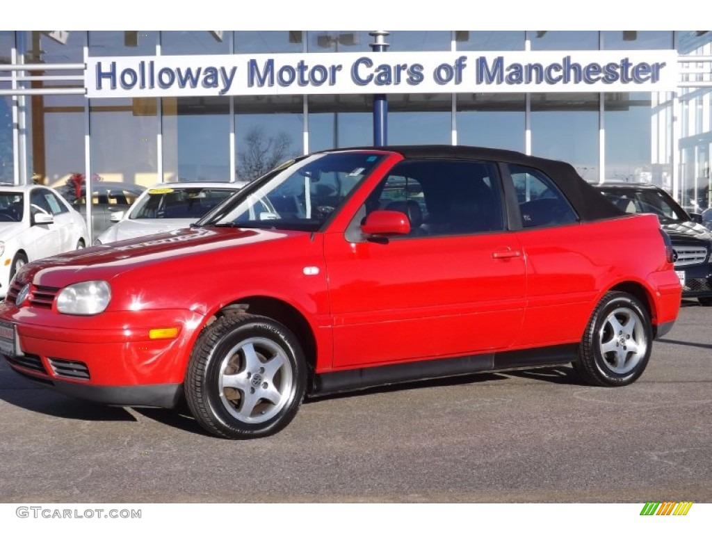 2000 Cabrio GLS - Tornado Red / Black photo #1