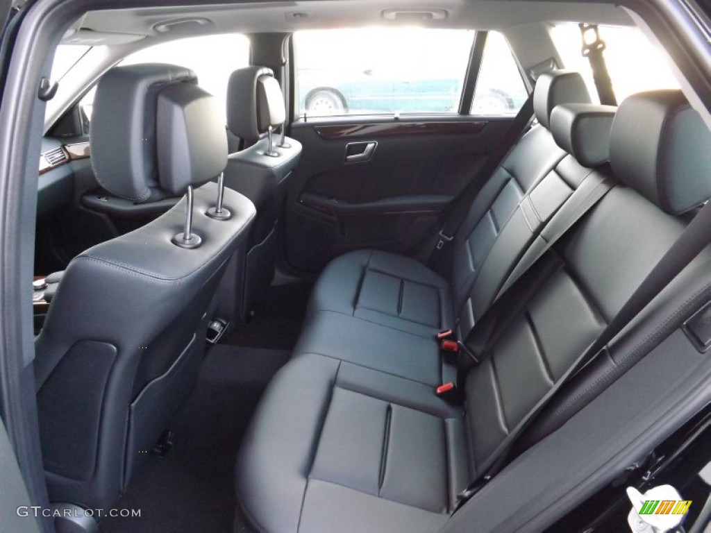 2013 Mercedes-Benz E 350 4Matic Wagon Rear Seat Photo #75409398