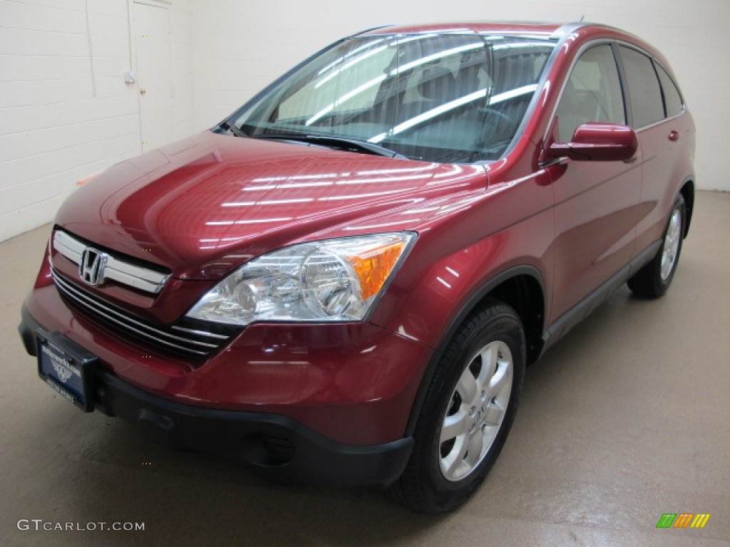 2008 CR-V EX-L 4WD - Tango Red Pearl / Gray photo #4