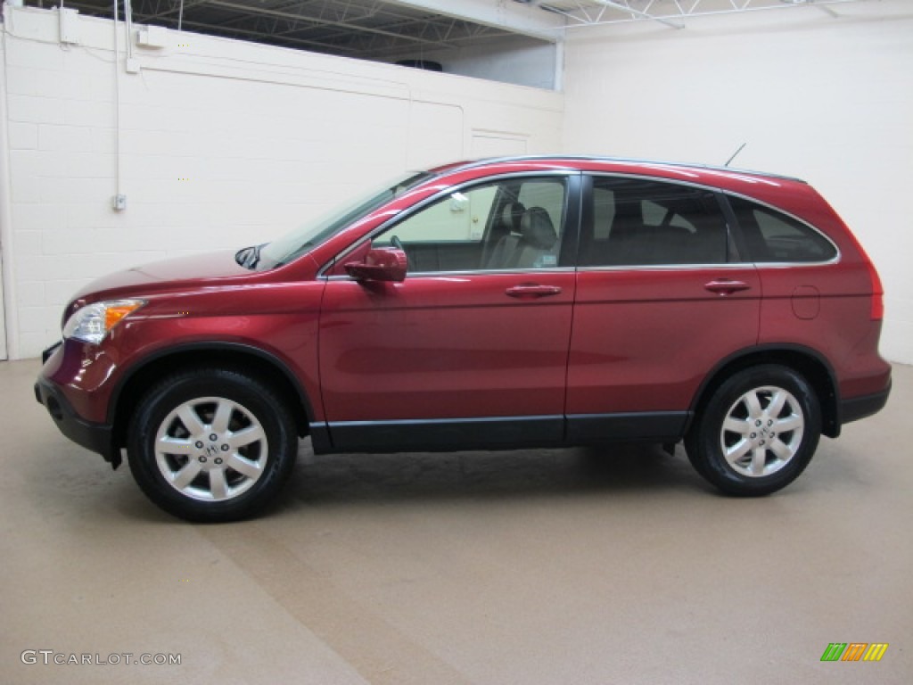 2008 CR-V EX-L 4WD - Tango Red Pearl / Gray photo #5