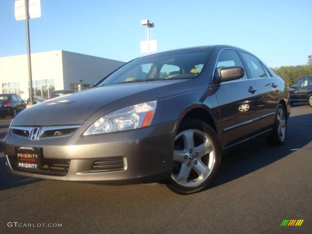 2006 Accord EX V6 Sedan - Carbon Bronze Pearl / Ivory photo #1