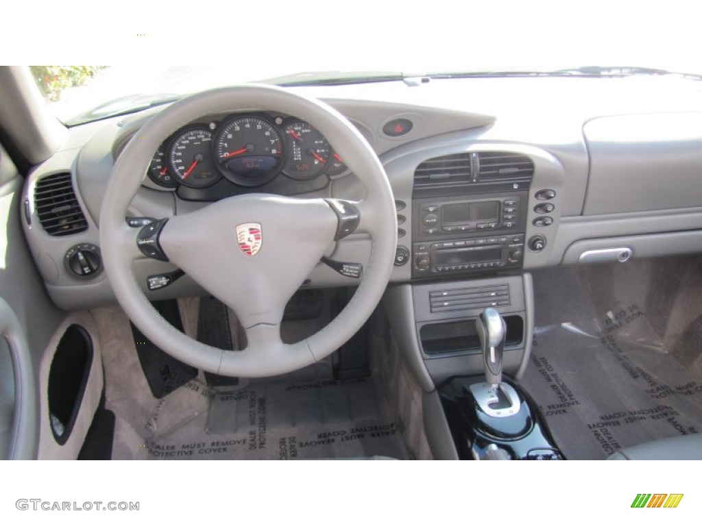 2003 Porsche 911 Carrera Cabriolet Grey Dashboard Photo #75411577