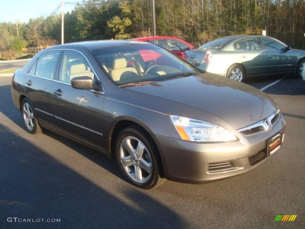 2006 Accord EX V6 Sedan - Carbon Bronze Pearl / Ivory photo #6