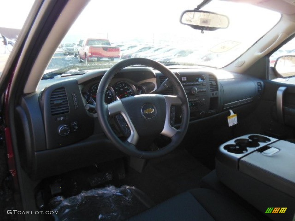 2013 Silverado 1500 LT Extended Cab 4x4 - Deep Ruby Metallic / Ebony photo #10