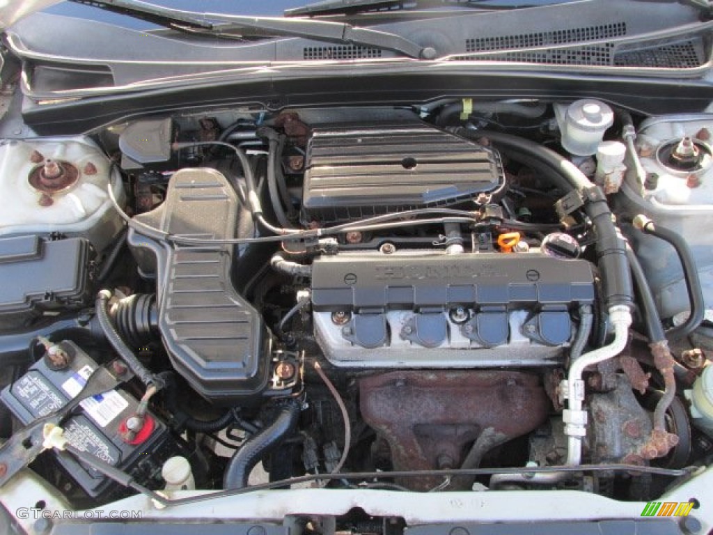 2002 Honda Civic LX Sedan Engine Photos