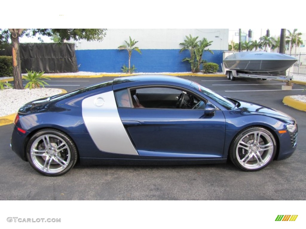 Mugello Blue Pearl Effect 2009 Audi R8 4.2 FSI quattro Exterior Photo #75412395