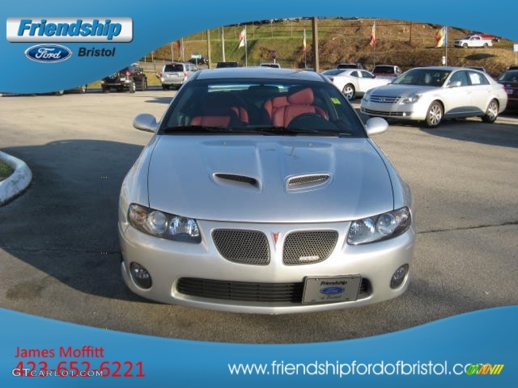 2005 GTO Coupe - Quicksilver Metallic / Red photo #3