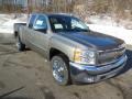 2013 Graystone Metallic Chevrolet Silverado 1500 LT Extended Cab 4x4  photo #2