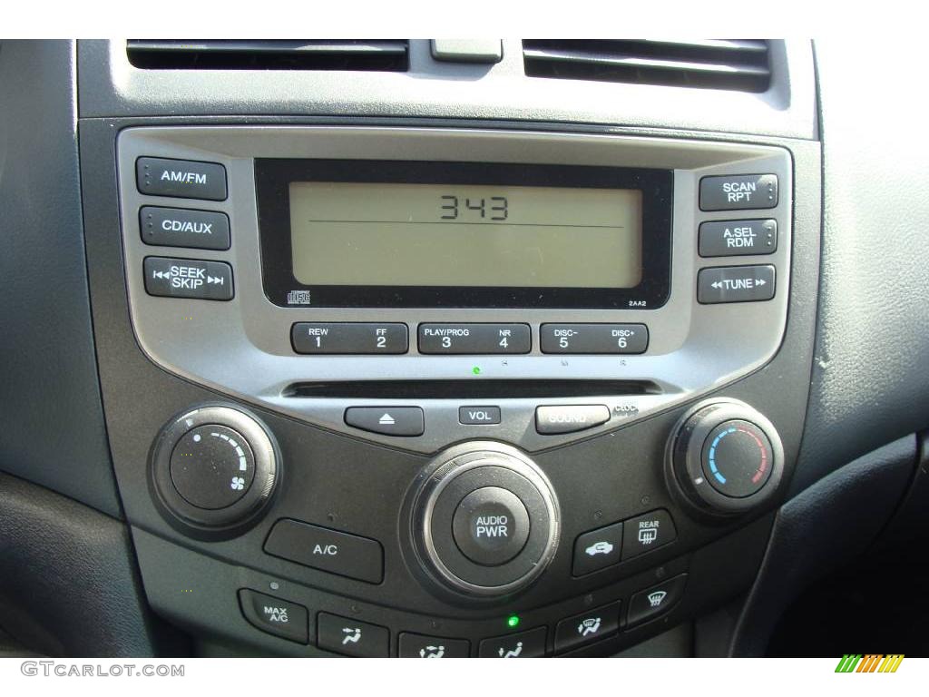 2006 Accord LX Coupe - Nighthawk Black Pearl / Black photo #12
