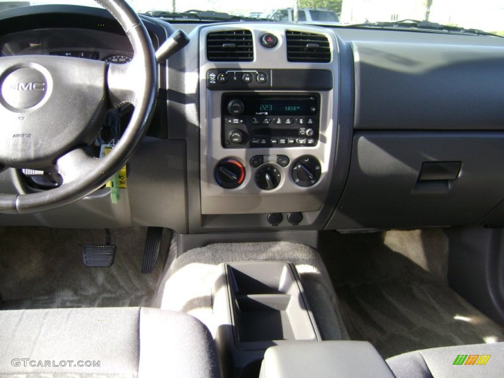 2005 Canyon SLE Crew Cab 4x4 - Superior Blue Metallic / Dark Pewter photo #12